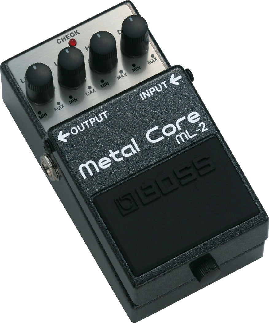 ultra metal pedal Boss ML-2 Metal Core Guitar Effect Pedal Ultra Heavy Distortion – Tegeler Music