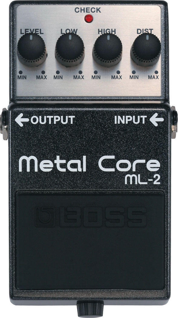 Boss ML-2 Metal Core Guitar Effect Pedal Ultra Heavy Distortion