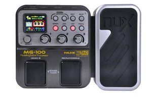 assignable pedal NUX MG-100 Modelling Guitar Effects Processor with Assignable Expressi – Tegeler Music