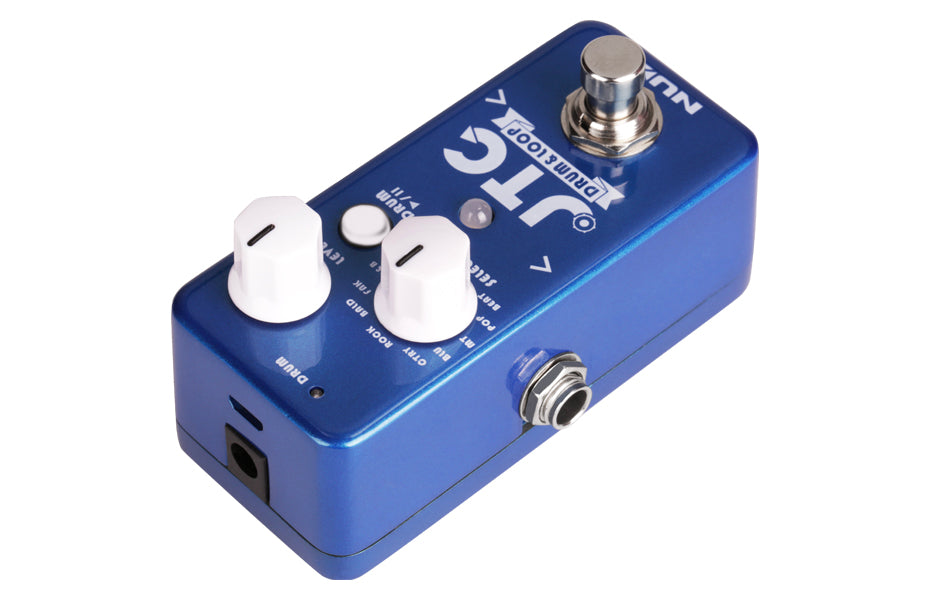 loop pedal drum machine NUX NDL-2 JTC Drum&Loop 24bit Mini Looper Pedal with Drum Machine Ryth – Tegeler Music