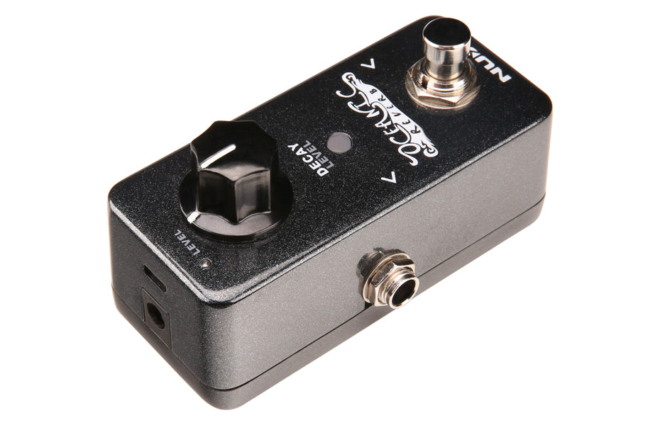 mini pedal reverb NUX NRV-2 Oceanic Reverb Mini Guitar Effects Pedal with 32 bit DSP Pro – Tegeler Music