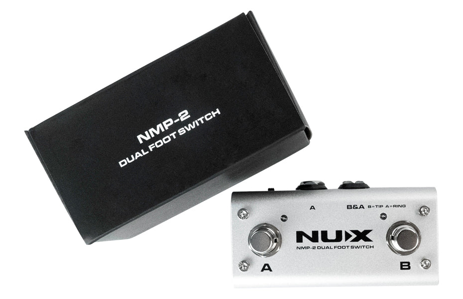 NUX NMP-2 Universal Dual Footswitch OPEN, CLOSE and LATCH modes