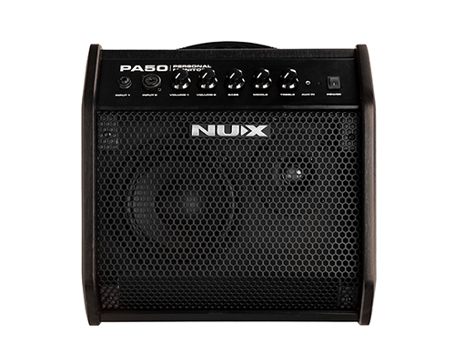 NUX PA-50 Personal Monitor for E-Drums/Vocals/Keyboards/Acoustic/Electric Guitar