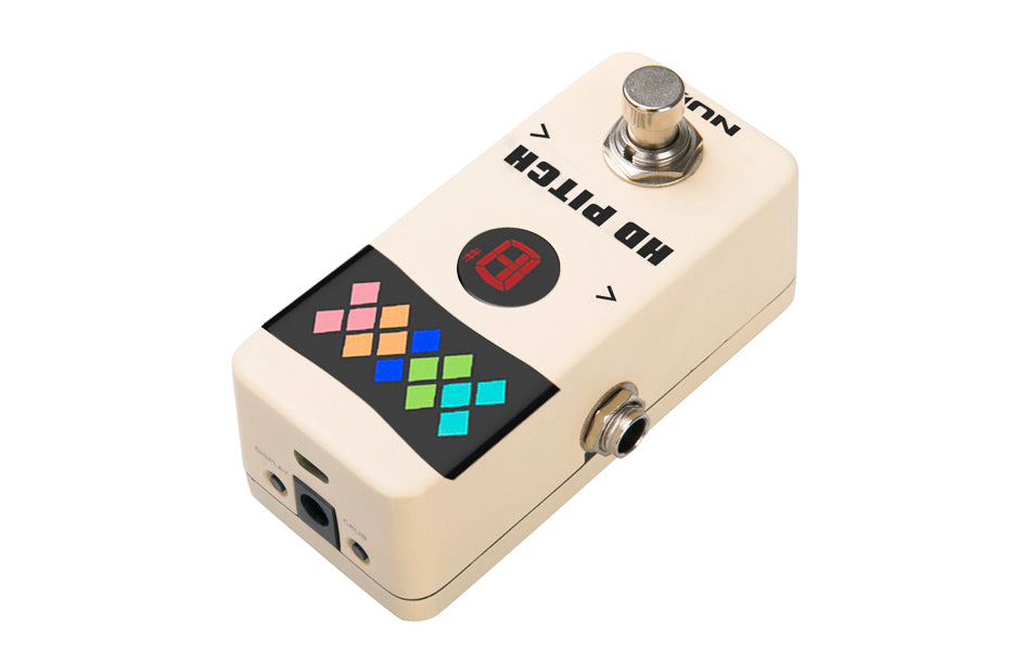 pedal tuner nux NUX NTU-2 HD Pitch Mini Full-Colored HD LED Screen Guitar Pedal Tuner – Tegeler Music