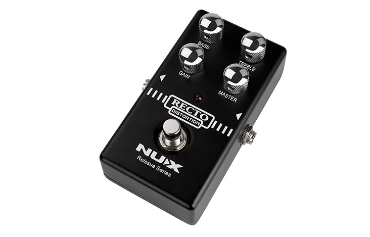 NUX Recto Distortion Reissue Series Guitar Effects Pedal w/High Gain 90's Tone