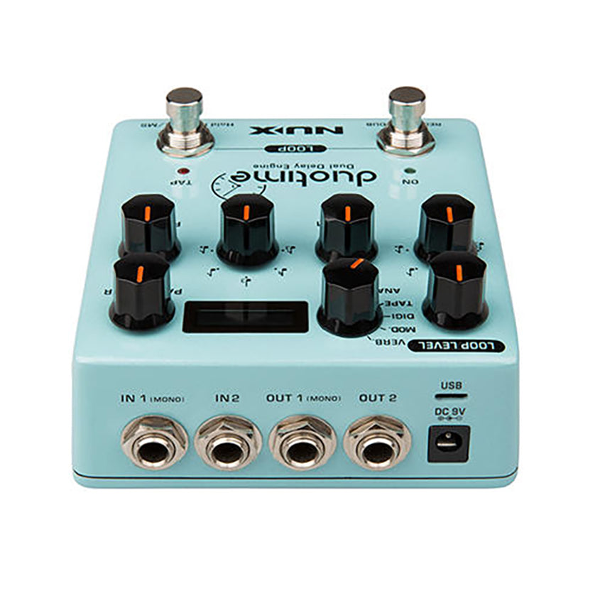 NUX NDD-6 Duotime Dual Delay Engine Stereo Delay Guitar Effects Pedal