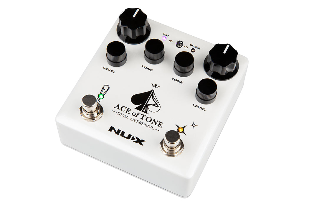 NUX NDO-5 Ace Of Tone Dual Overdrive Guitar Effects Dual Stomp Box Pedal