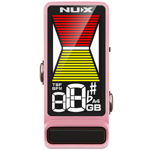 NUX NTU-3 Flow Tune Large LCD Mini Guitar Tuner Pedal w/Strobe & 2 Arrow Modes