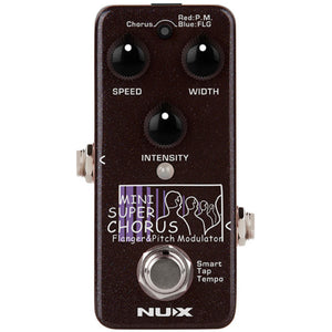 NUX NCH-5 mini SCF SUPER CHORUS Flanger & Pitch Modulation Guitar Effects Pedal