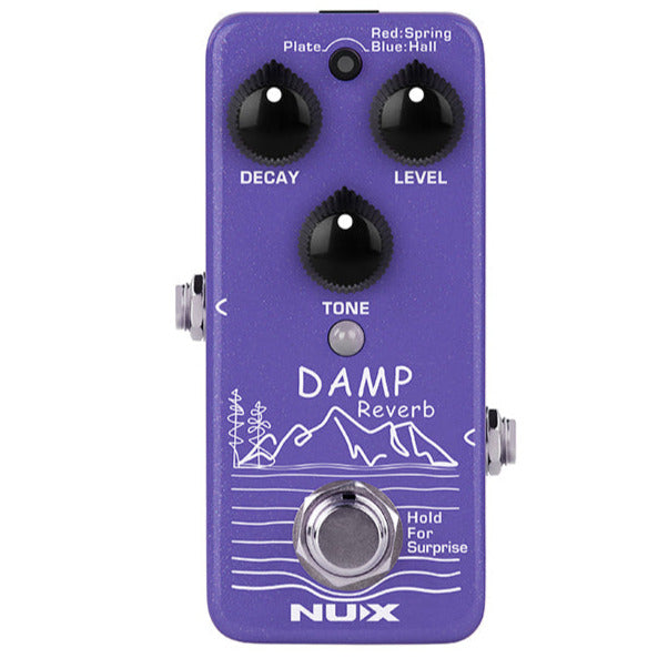 NUX NRV-3 Damp Reverb Mini Reverb Guitar Effect Pedal w/3 Different Reverb Types