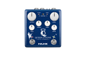 NUX NDO-6 Queen Of Tone Dual Overdrive Guitar Effects Dual Stomp Box Pedal