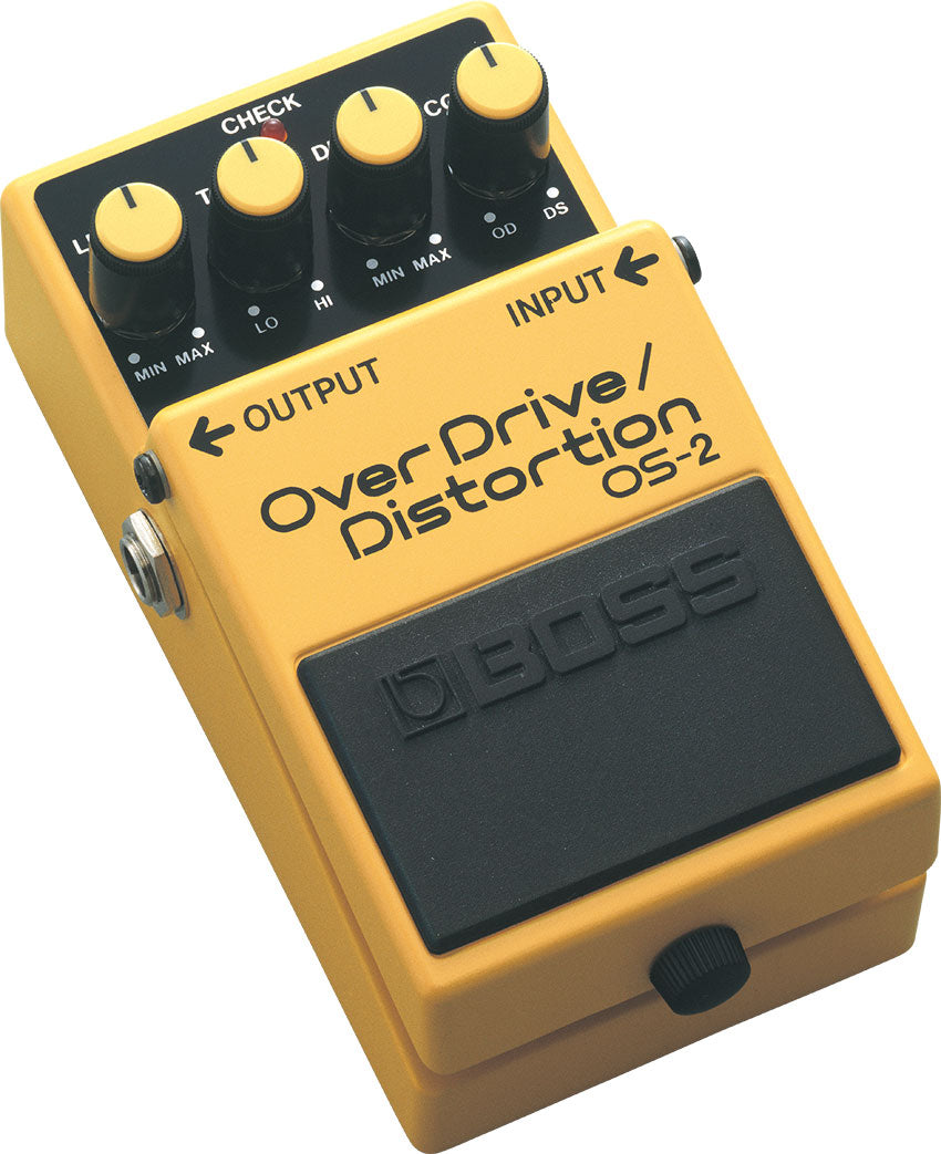 guitar overdrive pedal Boss OS-2 Overdrive Distortion Guitar Effects Pedal – Tegeler Music
