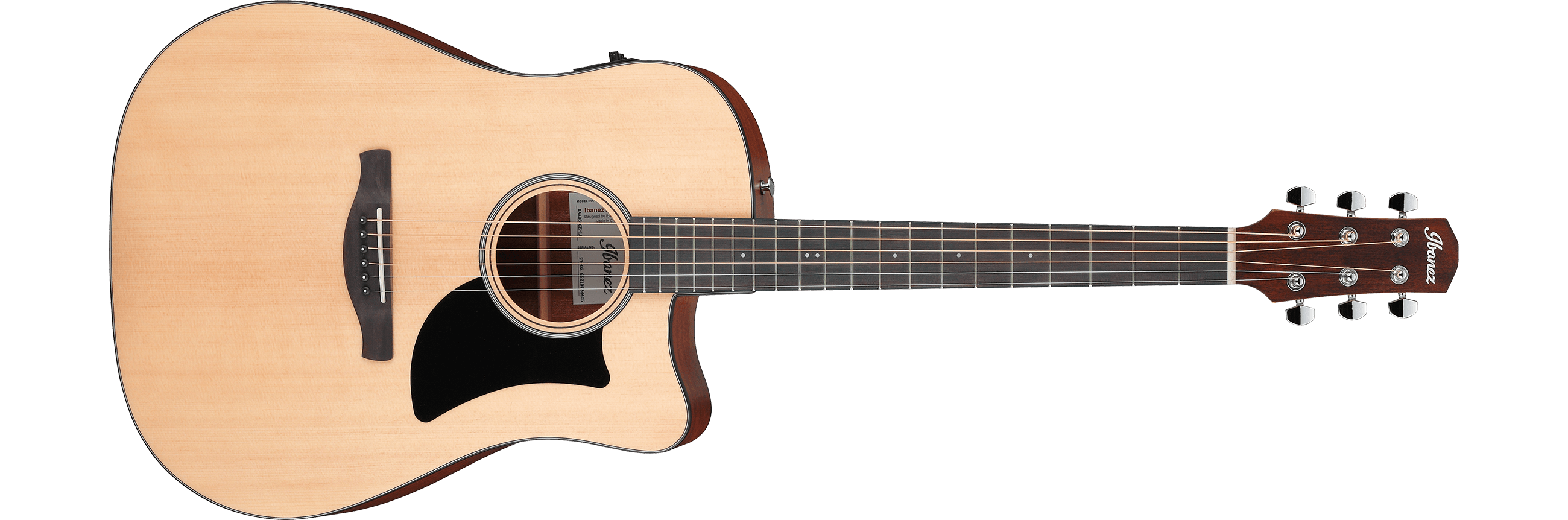 Ibanez AAD50CE-LG Advanced Acoustic Electric Guitar LG-Natural Low Gloss