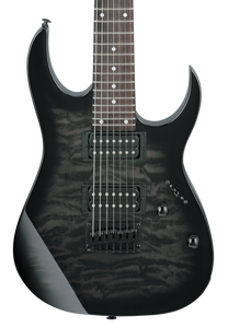 Ibanez GRG7221QA-TKS 7-String Electric Guitar TKS-Transparent Black Sunburst