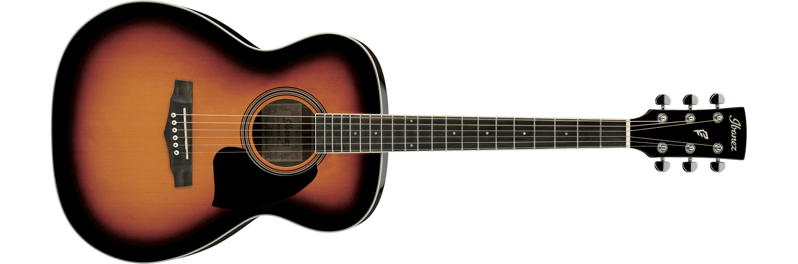Ibanez PC15-VS 6-String Right Handed Acoustic Guitar Vintage Sunburst High Gloss