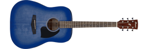 Ibanez PF18WDB Right Handed 6-String Acoustic Guitar-Washed Denim Burst Open Pore