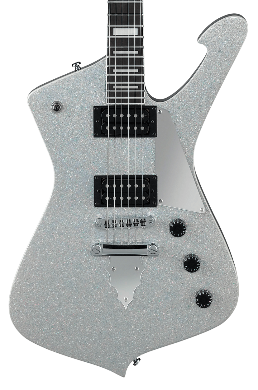 Ibanez PS60-SSL Paul Stanley from Kiss Electric Guitar - Silver Sparkle Finish