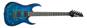 Ibanez RG421PBSBF Right Handed 6 String Electric Guitar SBF - Sapphire Blue Flat