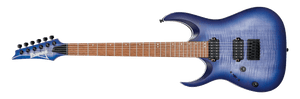 Ibanez RGA42FML-BLF LEFT-HANDED 6 string Electric Guitar-Blue Lagoon Burst Flat