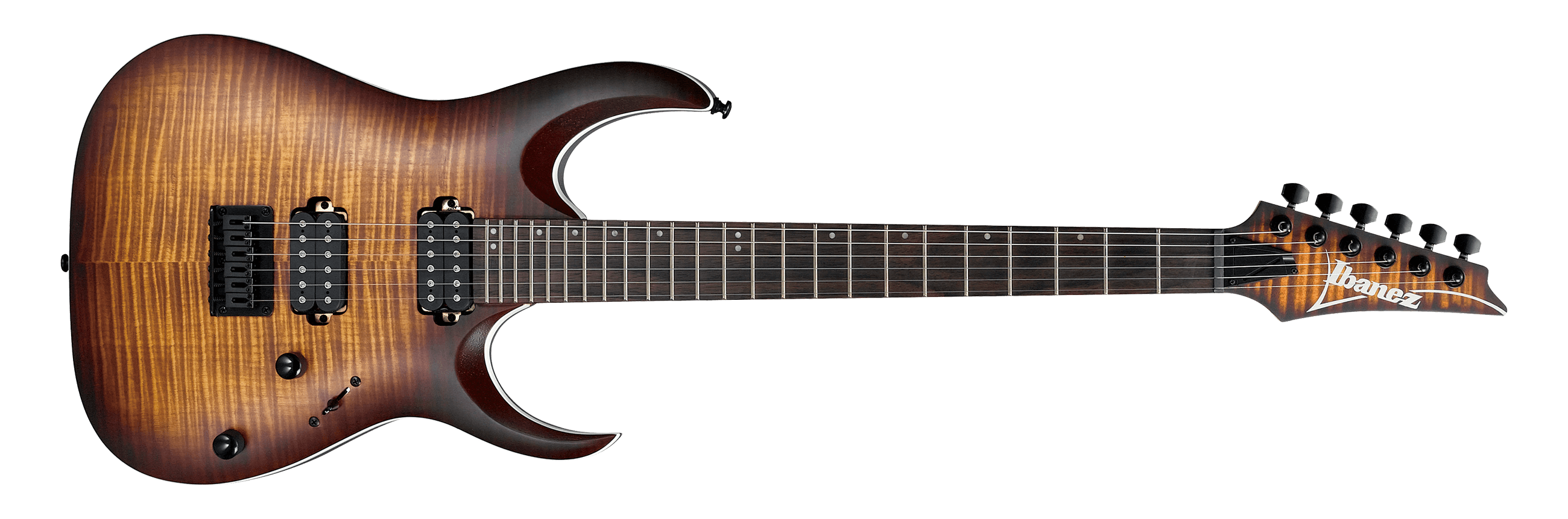 Ibanez RGA42FMDEF Right Hand 6 String Electric Guitar DEF-Dragon Eye Burst Flat