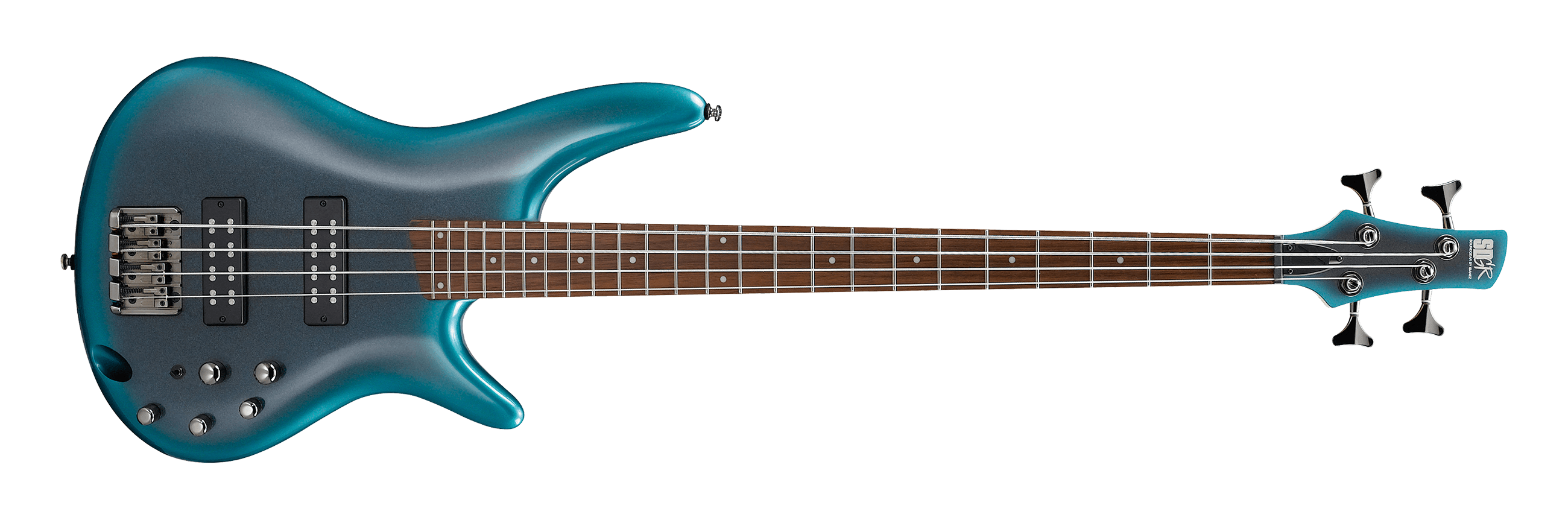 Ibanez SR300E-CUB Right-Hand 4-String Electric Bass Guitar Cerulean Aura Burst
