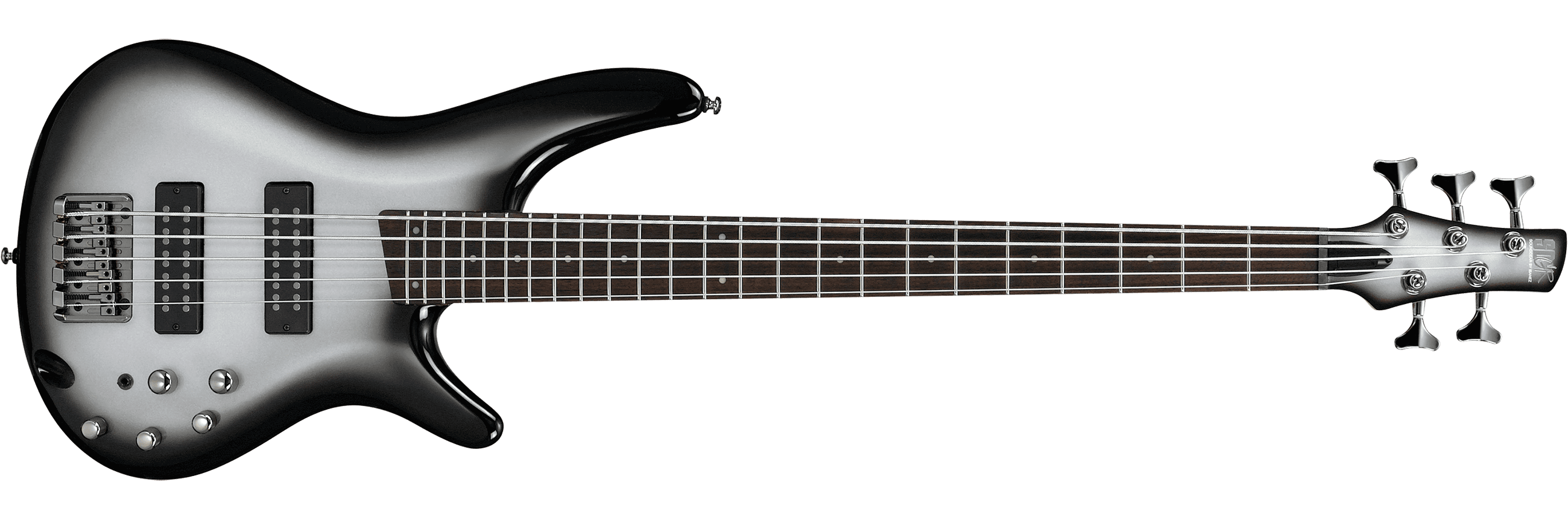 Ibanez SR305EMSS 5 String Electric Bass Guitar MSS:Metallic Silver Sunburst