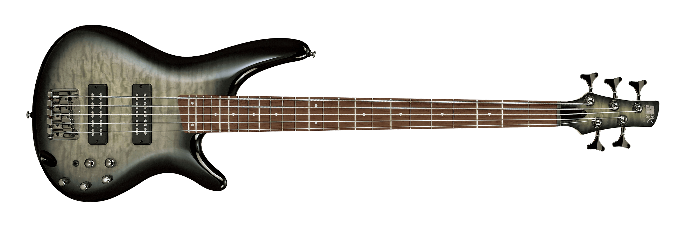 Ibanez SR405EQMSKG 5-String Electric Bass Guitar SKG:Surreal Black Burst Gloss