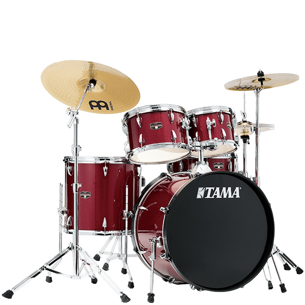 TAMA Imperialstar IE50H6-CPM 5pc. Drum Set w/Hardware & Cymbals-Candy Apple Mist