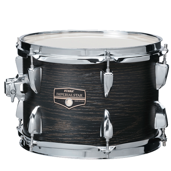 TAMA Imperialstar IE52KH6-BOW 5pc. Drum Set w/Hardware & Cymbals-Black Oak Wrap