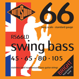 Rotosound RS66LD Swing Bass 66 Long Scale Standard Gauge 4 string set for bass