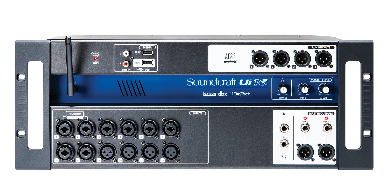 Soundcraft Ui16 16-channel Digital Mixer With WIFI for Wireless Control